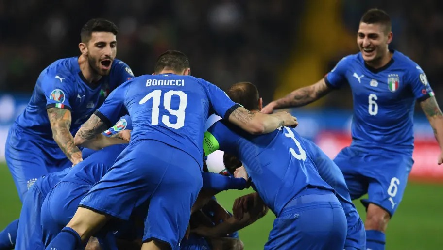 ทีมชาติอิตาลี ชนะ 5 นัดรวด กลุ่มเจ ยูโร 2020